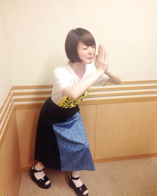 花澤香菜のお仕事中の日常的萌え可愛い最新画像