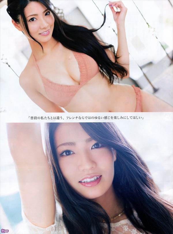 AKB48を卒業発表の倉持明日香のビキニ水着、背中丸見えセクシー画像
