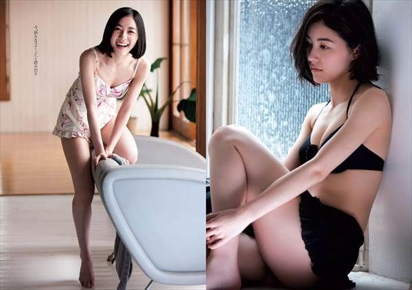 ＳＫＥ４８松井珠理奈のパンツに手ブラ、ビキニ水着セクシー画像、写真集「Ｊｕｒｉｎａ」で「今の私のすべてを盛り込んだ」