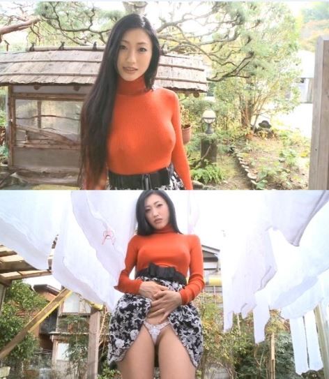 グラビアアイドル壇蜜の全裸ヌードにひもだけエロ画像