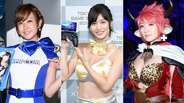 ＴＧＳ２０１５でヘソだし超ミニスカート姿でエロい太もも画像