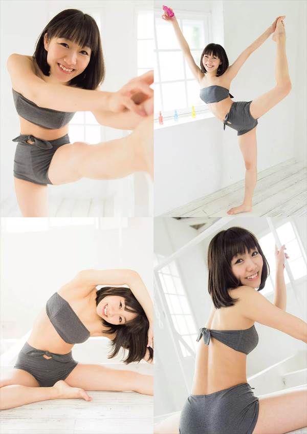ブログとSNSの更新を頑張るSKE48須田亜香里がビキニ水着を着たエロいメイド姿画像、