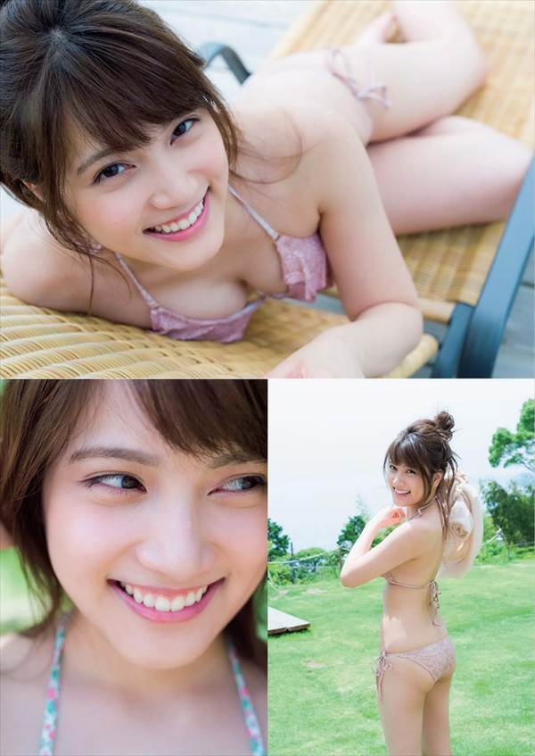 ドラマ「サイレーン」にホステス役で出演するAKB48入山杏奈の水着グラビア画像