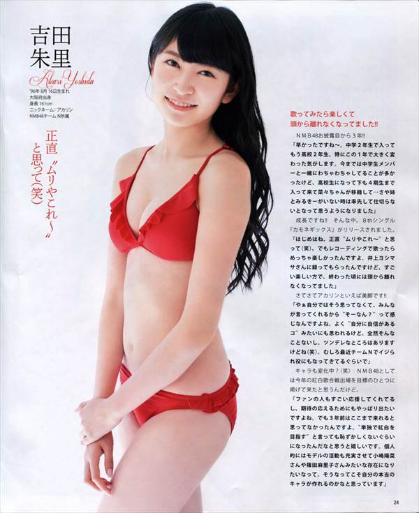 NMB48吉田朱里の「美少女戦士セーラームーン」セーラーマーズコスプレ画像