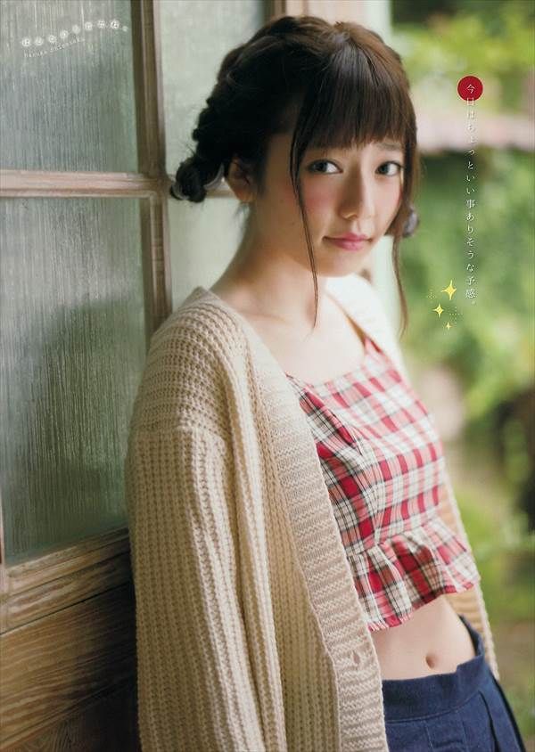 AKB48島崎遥香のメイクアップしてウィンクしてる可愛い画像